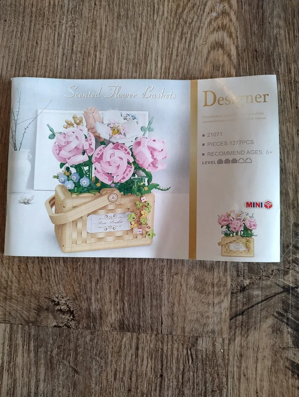 Scented Lego Like Flower Basket